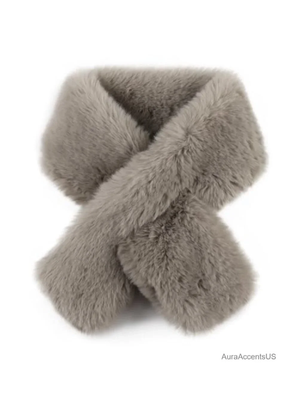 Faux Fur Winter Scarf Neck Warmer Women Wrap